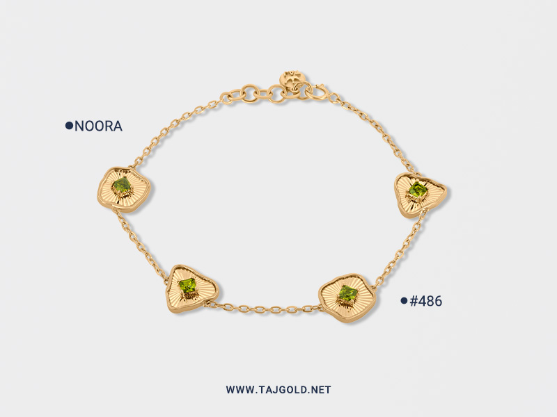 دستبند طلا نورا